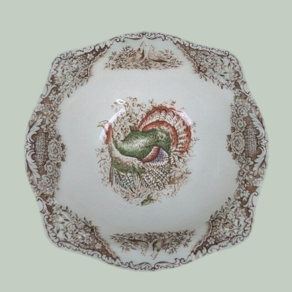 One Johnson Brothers Woodland Turkey 9" Vegetable Bowl Multiple Available